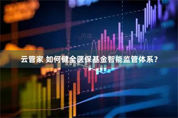 云管家 如何健全医保基金智能监管体系？