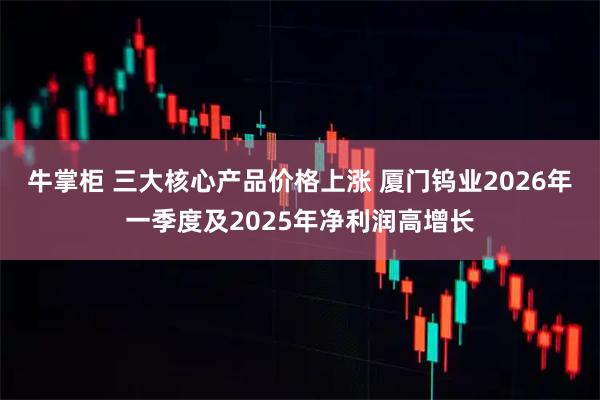 牛掌柜 三大核心产品价格上涨 厦门钨业2026年一季度及2025年净利润高增长