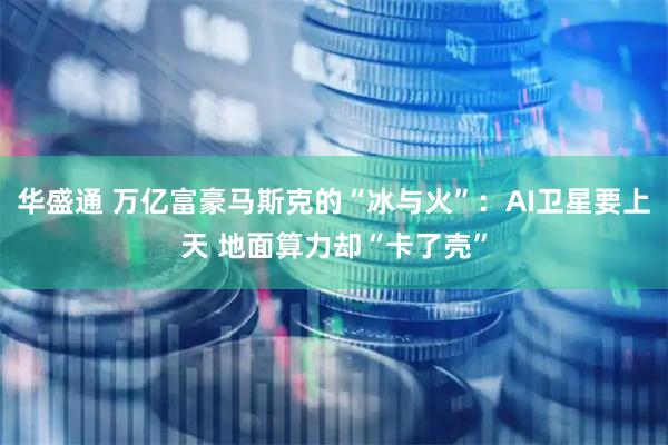 华盛通 万亿富豪马斯克的“冰与火”：AI卫星要上天 地面算力却“卡了壳”